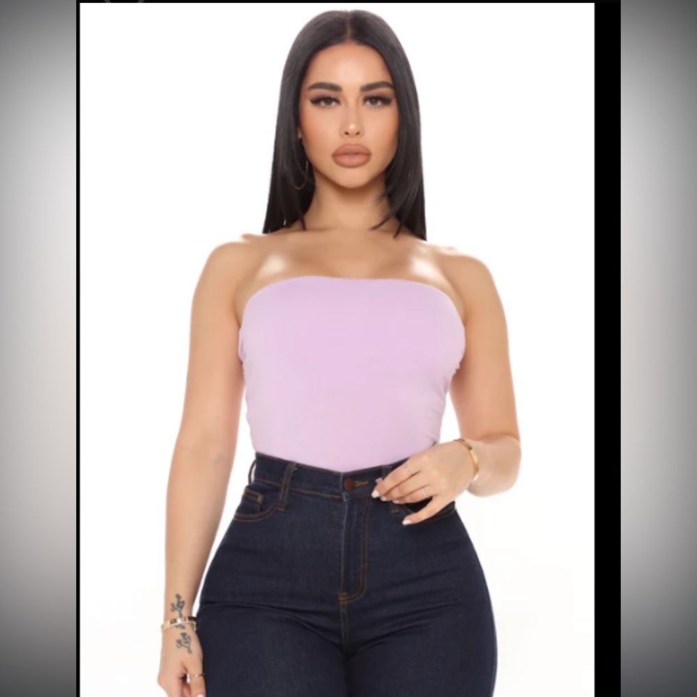 fashion Nova tube  top 💜